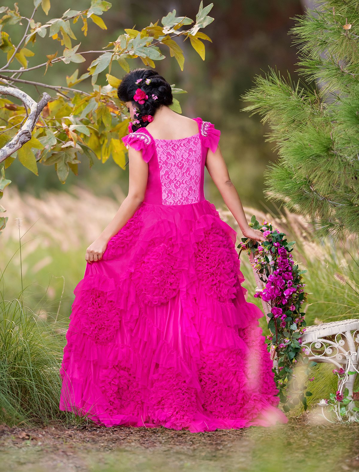 Barbie fork | Baby fancy dress, Kids designer dresses, Girls frock design